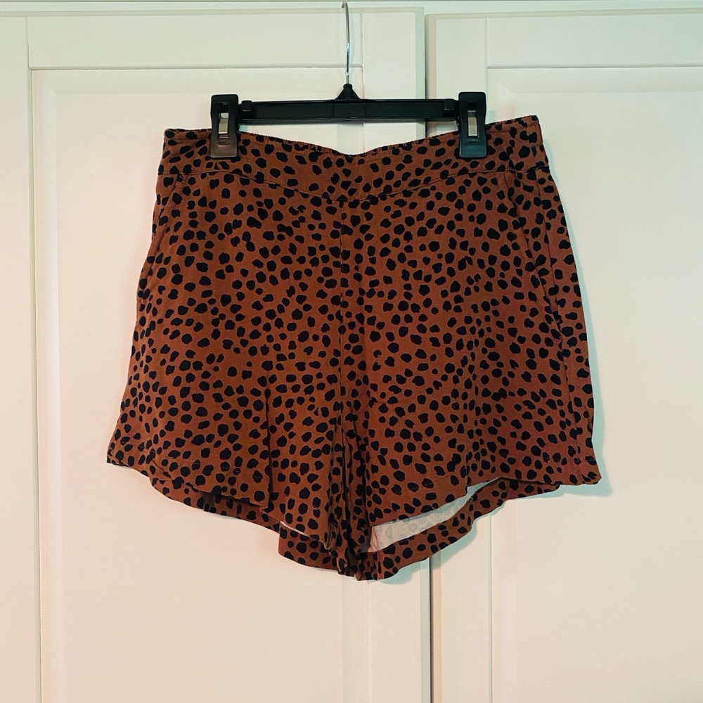 Old Navy High Waist Brown and Black Shorts